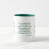 Daniel 6:25 KJV Bible Verse Mug Deux Tons (Centre)
