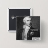 Daniel Bernoulli True Physics Quote Gifts & Kaarte Vierkante Button 5,1 Cm (Voorkant /achterkant)