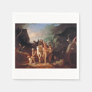 Daniel Boone begeleidt kolonisten Servet