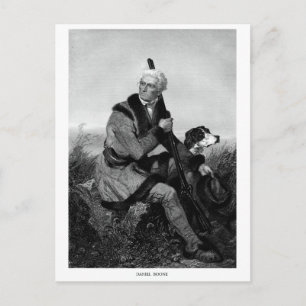 Daniel Boone Briefkaart