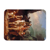 Daniel Boone die kolonisten begeleidt  Magneet (Horizontaal)