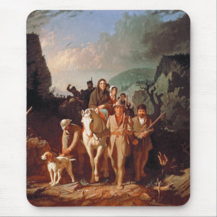 Daniel Boone die kolonisten begeleidt Muismat