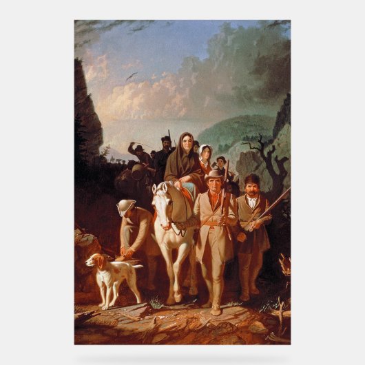 Daniel Boone escortant des colons (Recto)