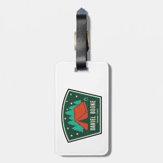 Daniel Boone National Forest Camping Bagagelabel (Achterkant verticaal)