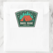 Daniel Boone National Forest Camping Rechthoekige Sticker (Tas)