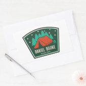 Daniel Boone National Forest Camping Rechthoekige Sticker (Envelop)
