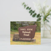 Daniel Boone National Forest Kentucky Briefkaart (Staand voorkant)