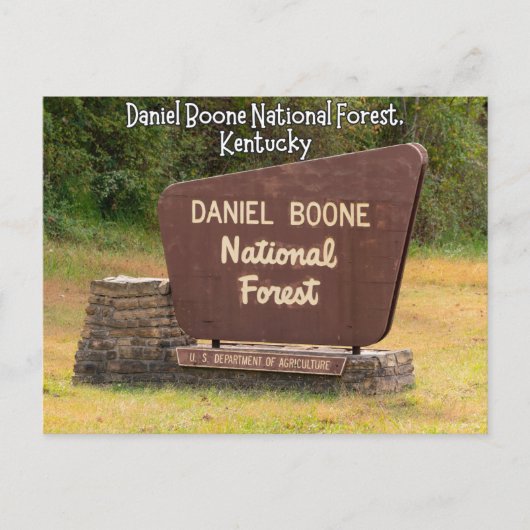 Daniel Boone National Forest Kentucky Briefkaart (Voorkant)
