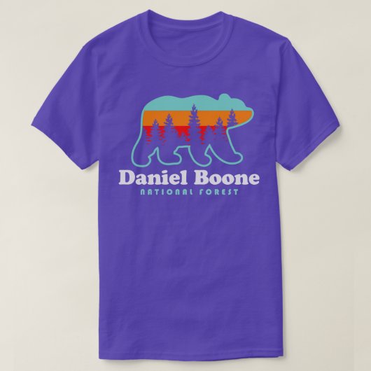 Daniel Boone National Forest Rode Rivier Gorge Nat T-shirt (Design voorkant)