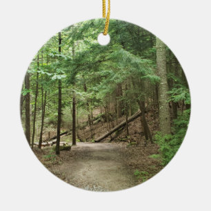 Daniel Boone Wilderness Trail, Cumberland Gap TN Keramisch Ornament