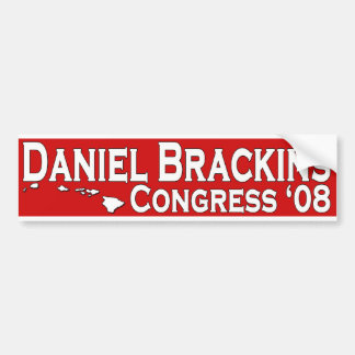 Daniel Brackins voor de Bumpersticker van het Cong