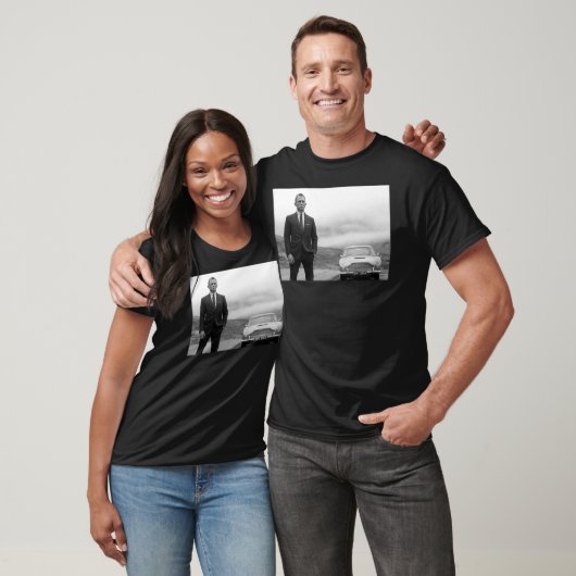 Daniel Craig, zwart en wit,  kunst Klassiek T-shirt (Unisex)
