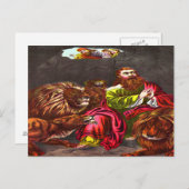 Daniel dans la carte postale de la tanière du lion (Devant / Derrière)