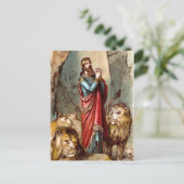 Daniel dans la carte postale de la tanière du lion (Debout devant)