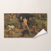 Daniel dans la fosse aux lions (Serviette à main)