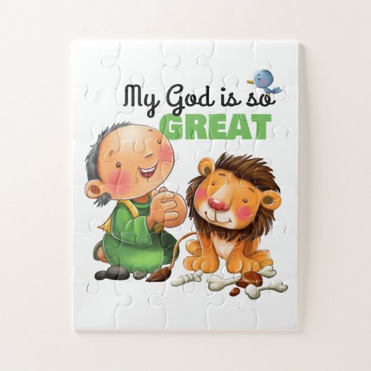 Daniel en de leeuwen kinder puzzel (Verticaal)