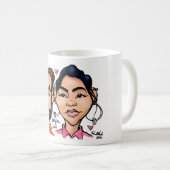 DANIEL ET ANN CARICATURE MUG (Devant droit)