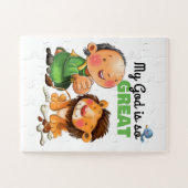 Daniel et le puzzle des enfants lions (Horizontal)