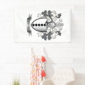 Daniel Family Crest Coat of Arms Spandoek (Insitu)