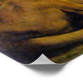 Daniel in de Den Canvas druk van de Lion Poster (Hoek)