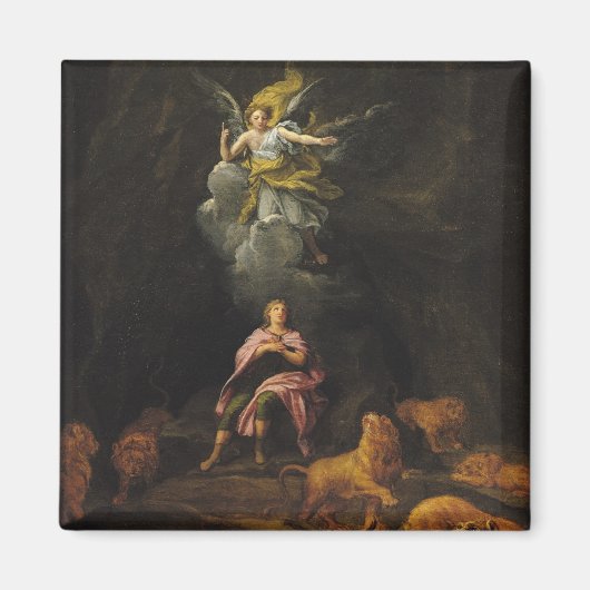 Daniel in de Den of Lions Magneet (Voorkant)