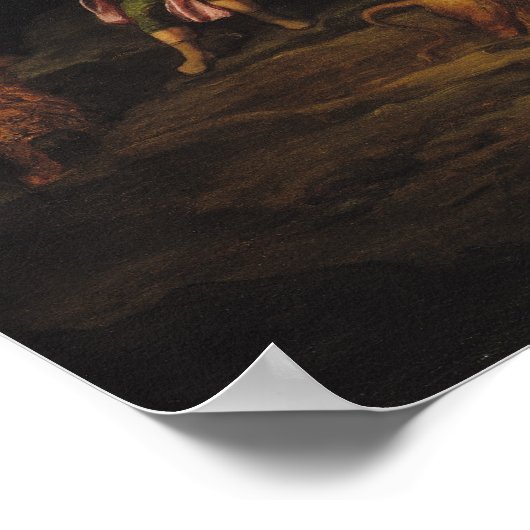 Daniel in de Den of Lions Poster (Hoek)