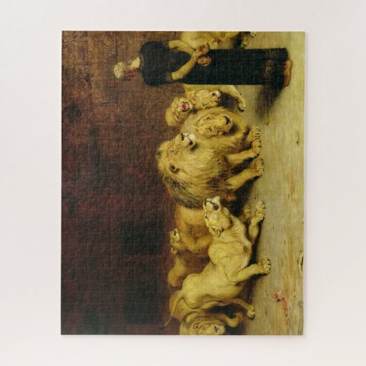 Daniel in de Leeuwen' Den door Brit Riviere Legpuzzel (Verticaal)