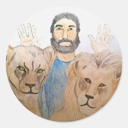 Daniel in de Leeuwen' Den II Stickers (Voorkant)