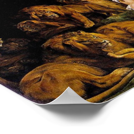 Daniel in de leeuwen poster (Hoek)