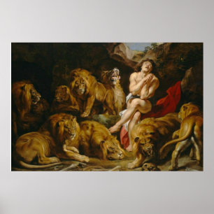 DANIEL IN DE LIONS DEN POSTER