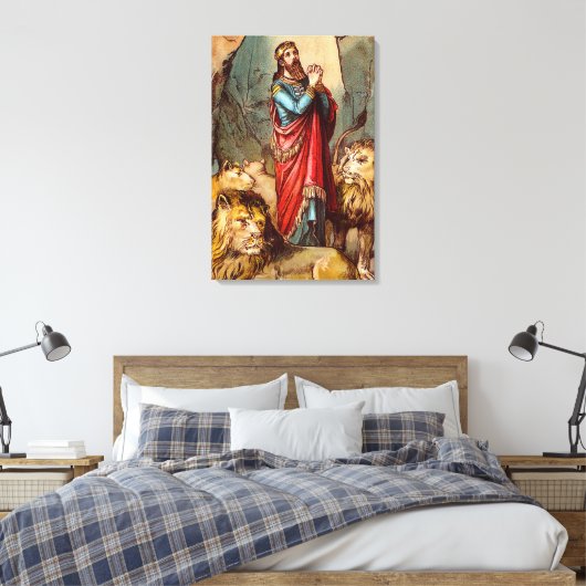 Daniel in het den Wrapped Canvas van de leeuw (Insitu (Slaapkamer))