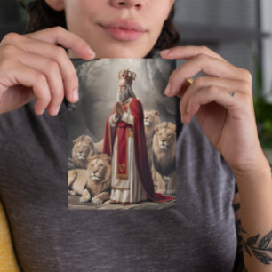 Daniel in het Wenskaart 2 van de leeuw Kaart