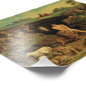 Daniel in the Lions' Den Foto Afdruk (Hoek)