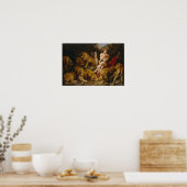 Daniel in the Lion's Den par Rubens - Poster (Cuisine)