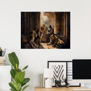 Daniel in the Lions Den Poster