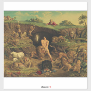 Daniel in the Lions' Den Sticker