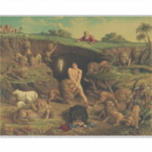 Daniel in the Lions' Den Sticker (Voorkant)