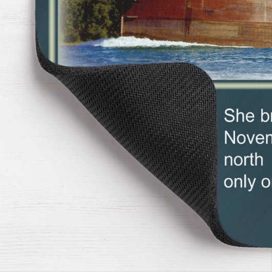 Daniel J. Morrell schipbreuk mousepad Muismat (Hoek)