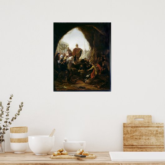 Daniel Killing the Dragon of Baal Poster (Keuken)