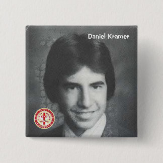 Daniel Kramer Vierkante Button 5,1 Cm