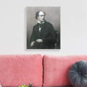 Daniel Maclise, Esq. RA Canvas Afdruk (Insitu (Woonkamer))