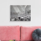 Daniel O'Connell terecht in 1844 Canvas Afdruk (Insitu (Woonkamer))