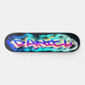 DANIEL Personnalisé Customisé Graffiti Skateboard (Horz)