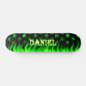 Daniel skateboard feu vert et feu design. (Horz)