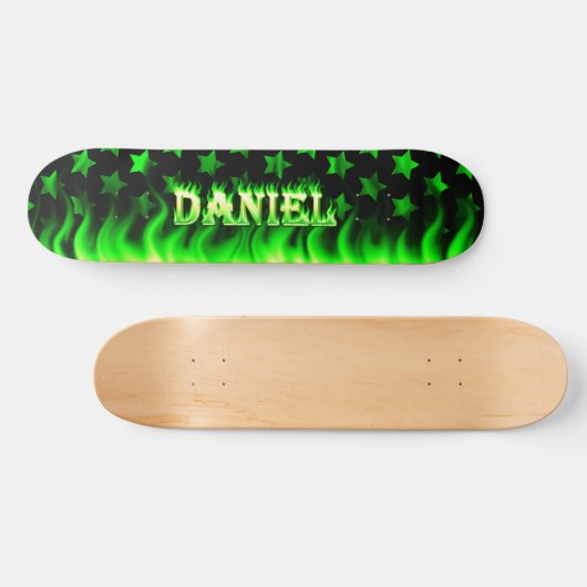 Daniel skateboard feu vert et feu design. (Horz)
