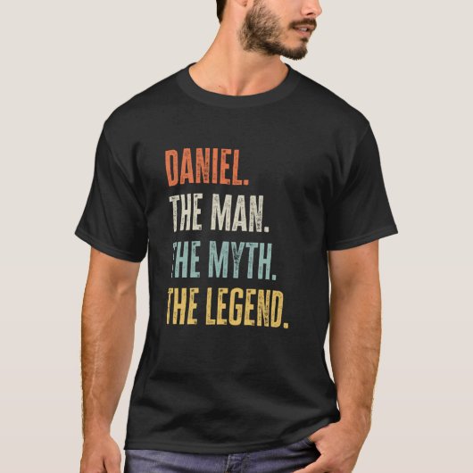 Daniel The Best Man Myth Legend Best Name Daniel T-shirt (Voorkant)