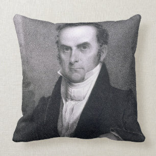 Daniel Webster (1782-1852) (graving) Kussen