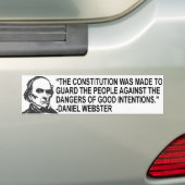 Daniel Webster citeert Bumpersticker (Op auto)