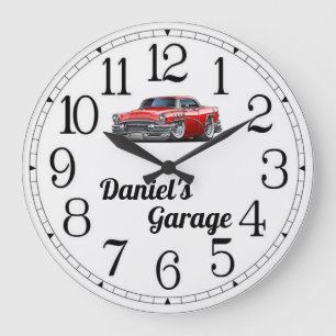 Daniel's klassieke garage grote klok