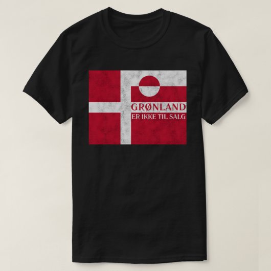 Danish and Greenland Flag T-shirt (Design voorkant)